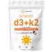 Micro Ingredients Vitamin D3 2 000 IU + K2 MK-7 50 mcg 300 Softgels | Virgin Coconut Oil | 2-in-1 Formula | Easy to Swallow Non-GMO 300 Count (Pack of 1)
