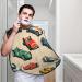 Vintage Race Car Beard Bib - Non-Stick Grooming Cloth for Men | Hair Catcher & Trimming Apron - Buy Online on GoSupps.com