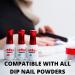 Dip Powder Liquids Set 15ml - Base Activator and Top Coat for 21 Days of Vibrant Nails - No UV/LED Needed - Cruelty-Free Formula - Buy Online on GoSupps.com