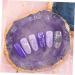 OHPHCALL 1 Piece Resin Manicure Palette with Agate Edge Professional Coloring Page for Nail Art Suitable for Mixing Blending Colors Easy to Clean to Use 95*83cm Purple - Buy Online on GoSupps.com