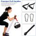 Resistance Band Set 5- Elastic Workout Bands for Resistance Training Pull Up Assistance Physiotherapy and Fitness - Long and Durable Exercise Bands for Home or Gym Workouts - Buy Online on GoSupps.com