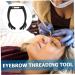  BIUDECO Eyebrow Mapping Chain Eyebrow Thread White Mapping String For Eyebrows Kit Microblading Wire Eyebrow Line Aluminum Alloy Bend - Buy Online on GoSupps.com