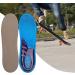 Breathable Shock Absorption Sport Shoe Insoles for Men & Women - Elastic Soft Replacement Pads (Sizes L 39-48) | Durable Comfort for Running - Buy Online on GoSupps.com