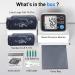 Upper Arm Blood Pressure Monitor - Automatic Digital BP Machine with 2 Cuff Sizes for Home Use | 180 Memories USB & Batteries Included - Buy Online on GoSupps.com
