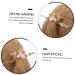 FRCOLOR Hairpin Bridal Hair Clip Gold Hair Clips Women Hair Stick Hair Bun Stick Hair Stick Chopstick Hair Bun Chopstick Chinese Hair Stick Beautiful Hair Accessories Girl Zinc Alloy - Buy Online on GoSupps.com