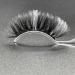 1 Pair Eyelashes White Colored Silver Glitter Lash Cat Eye False Eyelash Fluffy Faux Mink Eyelash Natural Look Fake Lashes 3D 20MM Soft Handmade Pack for Makeup Women Reusable By Miss Kiss MIAMI
