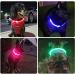 Nepfaivy Luminous Hand Hund USB Charging Dog Collar - Waterproof LED Adjustable Collar for Small Medium & Large Dogs - 3 Lighting Modes (Red) - Buy Online on GoSupps.com