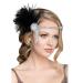 Buy MWoot 1920s Feder Headband for Girls | Vintage Art Deco Hair Band with Crystal Details - Perfect for Parties & Events - Buy Online on GoSupps.com