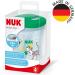 Nuk Action Cup for Children 12+ Months | 230 ml Leak-Proof BPA-Free Drinking Cup | Green Leopard Design - Buy Online on GoSupps.com