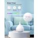 500ml Essential Oil Diffuser - Large Capacity Humidifier with Dual Fog Mode Smart Timer & Cooling Nebula | Aromatherapy in White - Buy Online on GoSupps.com