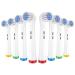 BICUMY 8 Brush Heads for Oral B  Soft Extra Thin Precision Across Action Clean Replacement Electric Toothbrush Bristles for Sensitive Gum and Teeth