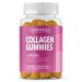 Collagen Gummies for Women and Men with 2500mcg Biotin Zinc Vitamin C & E - Hydrolyzed Collagen Gummies for Hair Skin & Nail Support - Biotin and Collagen Gummies - Lemon Flavor - 30 Servings 60 Count (Pack of 1)