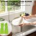 BUKISA Kitchen Gloves for Washing Dishes | 1 Pair Reusable Gloves for Cleaning Waterproof Dishwashing Gloves Reusable Household Gloves Latex Thicken Kitchen Cleaning Housework Tools - Buy Online on GoSupps.com