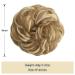 Sofeiyan Hair Parts & Tie Updos | Wavy Chignon Hairstyles Hair Extensions for Women - Light Ash Brown & Blonde 40g - Buy Online on GoSupps.com