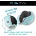 FLOWZOOM Kids Travel Pillow - Memory Foam Neck Pillow for Car, Plane & More | Comfy Kids Blue - Buy Online on GoSupps.com