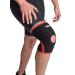 MAXAR Airprene Bio-Magnetic Knee Sleeve Compression Brace for Men & Women Black XX-Large