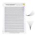 Nagaraku Volume eyelash extension prefabricated compartments 320pcs 10d 0.07mm thickness C curl 9-14mm narrow stem light dense premade fans eyelash extensions artificial eyelashes 16 rows 9-14mm mix 10d-07-c curl