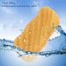 Facial Sponge Cleansing Sponge Konjac Sponge Made of Vegetable Fiber Clay Sponges for Sensitive Skin Normal Dirty Peeling Bath Sponge Dry Condition Long Wave (Ginger Yellow) - Buy Online on GoSupps.com