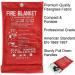 5X Fire Blanket Fire Suppression Emergency Kit - Fiberglass Flame Retardant Survival Safety Blankets for Kitchen, Fireplace, Car, Office, Warehouse - 5 Pack (39.3 X 39.3 inch) - Buy Online on GoSupps.com