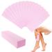 Molain 100 Pieces Pink Wax Strips Hair Removal Non Woven Waxing Strips Facial and Body Hair Removal Waxing Strips Epilating Wax Strip Paper