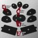 Buy Reusable Electrode Pads for TENS EMS Unit 10 Premium Replacement Pads & Plastic Holder | Fast International Shipping - Buy Online on GoSupps.com