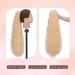 32 Inch Drawstring Ponytail Extension for Women - Long Curly Natural Wavy Hairpiece in Light Ash Brown mix Bleach Blonde - Ideal for Daily Use and Parties - Buy Online on GoSupps.com