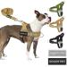 AUTOWT No Pull Dog Harness and Leash Set No Choke Escapeproof Neck & Chest Adjustable Reflective Dog Vest Harness 5.9 Ft Dog Leash Anti-Twist Pet Lead Soft Padded for Large Medium Dog(Yellow M) M Yellow