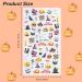 NICENEEDED 5D Halloween Nail Art Stickers 3 Sheets Stereoscopic Embossed Pumpkin Nail Decals Self-Adhesive Stickers with Skull Bat Witch Bloody Lips Design for Nail Art Decorations - Buy Online on GoSupps.com