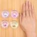 Colorful Crystal Glass Dappen Dish Set for Nail Art Acrylic Liquid (Circle) - 4 Pcs with Lid - Buy Online on GoSupps.com