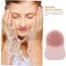 PLAFOPE Silicone Face Brush Clipper Grippers Face Brush Scrubber Silicone Scrubbers Facial Cleansing Brush Face Brush for Women Makeup Remove Brush Pink Silicone Brush Manual 8x6cm Pink - Buy Online on GoSupps.com