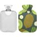NAANLE Sliced Kiwi Hot Water Bottle - 2L Transparent Heater for Bed Hand & Feet Warmer | Pain Relief & Cold Therapy - Buy Online on GoSupps.com