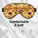 African Grassland Animals Eye Mask | Unisex Adjustable Buckle Design for Sleep Travel & Yoga - Buy Online on GoSupps.com