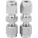 Compression Tube Adapter Quick Screw 4Pcs Straight Compression Tube Adapter for Air Pipes Oil Pipes Fittings Water Pipes( 3/ 4) - Buy Online on GoSupps.com