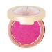 Oulac Rouge Powder Powder Blush Gentle Schimmer & silky tender highly pigmented durable vegan animal test -free cosmetics eyes cosmetics 1 Pack 4.8 g f12 razzmatazz f12 razzmatazz (fuchsia with dimensional shimmer)