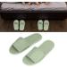 Jenngaoo 20 Couples Disposable Slippers - Breathable Soft Linen Hotel & Spa Slippers Open/Closed Toes 30cm (B-Green) - Buy Online on GoSupps.com
