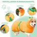 Bibykivn Microfiber Pumpkin Dog Bathrobe Coat - Adjustable Super Absorbent for Small Medium & Large Dogs - XL Yellow - Buy Online on GoSupps.com