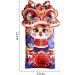 Harilla Hong Bao Red Packets Gift Packets Hongbao Lucky Money Chinese Lunar New Year Red Envelopes for Spring Festival Graduation Open Eyes 13x22cm - Buy Online on GoSupps.com