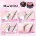 Cream Eyelash Extension for Sensitive Skin Individual Eyelash Extension Removal Eyelash Extension Removal Product Antiallergic and Odorless 5 g Pink - Buy Online on GoSupps.com