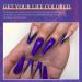 Dark Purple Nail Dip Powder - 28g/Box, No Lamp Cure, Natural Dry, Summer Gel Color (No.30) - Buy Online on GoSupps.com