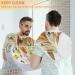 Buy Horse Butterfly Flower Beard Bib Apron - Non-Stick Waterproof Grooming Cape for Men | Best Beard Hair Catcher with Suction Cups | Perfect Gifts for Men - Buy Online on GoSupps.com