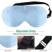 4 Pack Silk Sleep Masks in Pastel Blue and Black - Ultimate Sleep Comfort Set - Buy Online on GoSupps.com