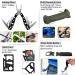 200Pcs Emergency Survival Kit & First Aid Gear with Molle Pouch - Ideal for Camping and Adventures - Black - Buy Online on GoSupps.com