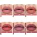 6Pcs Matte Lipstick Set - Long Lasting, Waterproof Velvety Liquid Lip Gloss - Non-Stick Matte Finish - Makeup Set - Buy Online on GoSupps.com