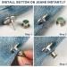 16-Piece Jean Buttons Set for Loose Jeans | No Sew, No Tools Needed | Instant Snap Tack Replacement | Reusable & Adjustable Metal Pants Button | Silver - Buy Online on GoSupps.com