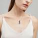 Ubrand Rainbow Fluorite Perfume Bottle Pendant - Essential Oil Diffuser Crystal Jewelry Necklace (Gold - Buy Online on GoSupps.com