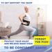 Lumbar Support Belt for Pain Relief, Posture Improvement - 3XL/4XL Black Back Brace for Men and Women - Buy Online on GoSupps.com