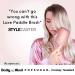 Paddle Brush for Detangling & Styling - Professional Large Hairbrush for All Hair Types - Rose Gold Black by Lily England - Buy Online on GoSupps.com