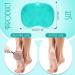 Rtteri Silicone Shower Foot Scrubber Set - Exfoliating Massager & Back Washer with Non-Slip Suction Cups - Pink/Green - For Men and Women - Buy Online on GoSupps.com