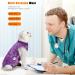 Yoolhamy Katzenbody | Professional Recovery Suit for Cats | Post-Op Castration & Wound Protection | E-Collar Alternative | Small Violet - Buy Online on GoSupps.com
