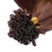 Keratin Bonding #4 Chocolate Brown Hair Extensions - 60cm 50 Strands 1g - 100% Remy Real Hair U-Tip Extensions by Novon Hair Extensions - Buy Online on GoSupps.com
